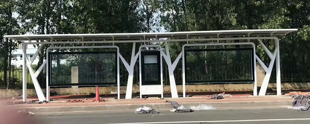 實(shí)拍公交站亭