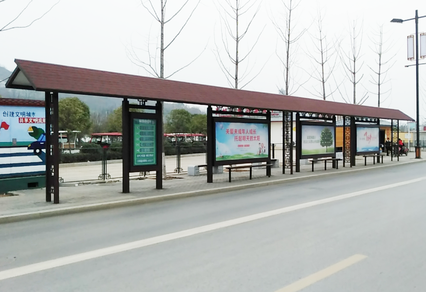 湖北襄陽(yáng)仿古候車亭